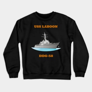 Laboon DDG-94 Destroyer Ship Crewneck Sweatshirt